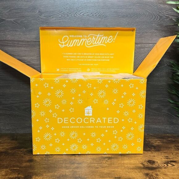 Decorated Home Decor Bundle, 6 Pieces, Subscription Box Summer 2022. NIB! - Picture 10 of 16